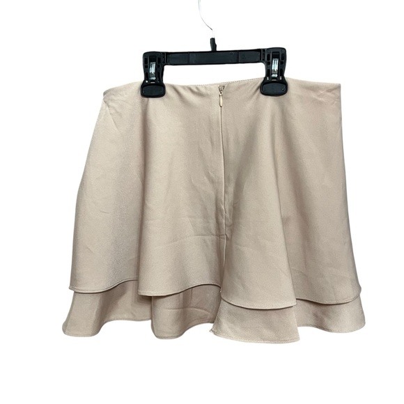 Do+ Be WOMENS DOUBLE LAYERED CREAM SKIRT WITH BUILT IN SHORTS SIZE SMALL - Picture 6 of 9